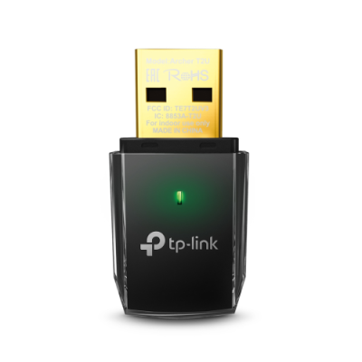 TP-LINK ARCHER T2U USB WIRELESS DUAL BAND AC600