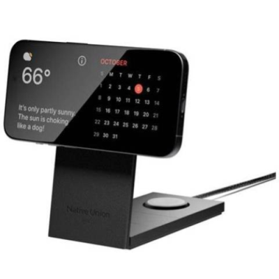 BASE WIRELESS 15W IPHONE/AIRPODS APPLE WATCH RISE 3-IN 1 QI2 NERO