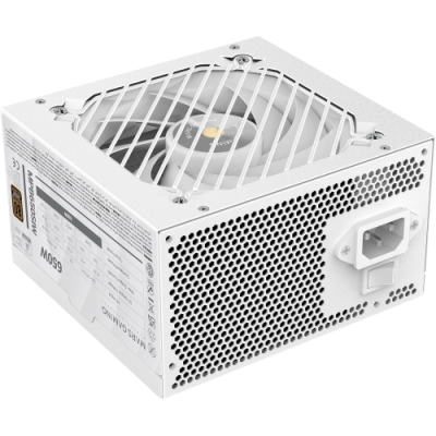MARSGAMING MPB750SIW. 750W. 80Plus Bronze 90% Full Modular. White