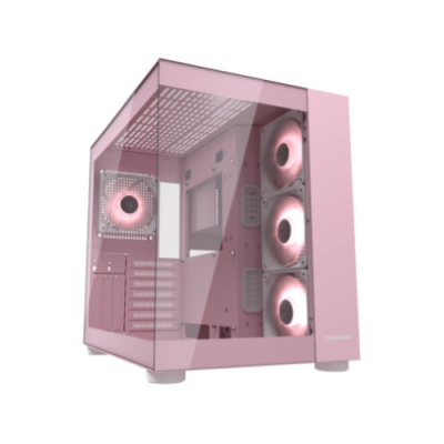 COUGAR CASE MID TOWER DUAL CHAMBER FV150 RGB ROSA 3x120INV+120 + HUB