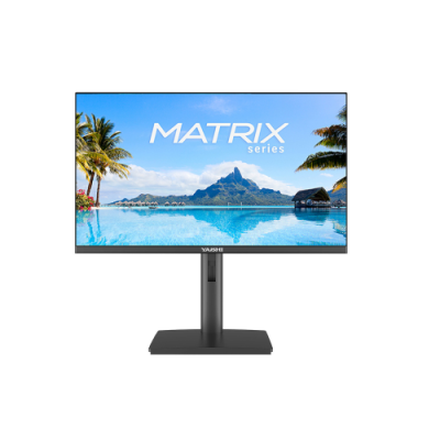 YASHI MONITOR 24 LED VA 16:9 120hz 1MS 300 CDM. REG ALTEZZA. VGA/HDMI. MULTIMEDIALE