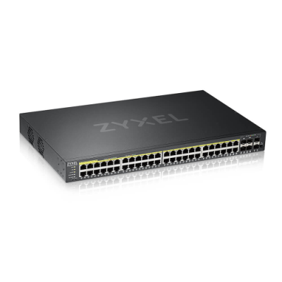 ZYXEL SWITCH MANAGED LAYER 3 LITE. 44X GB POE 375W. 6 SFP. DESKTOP/RACK. NFLEX