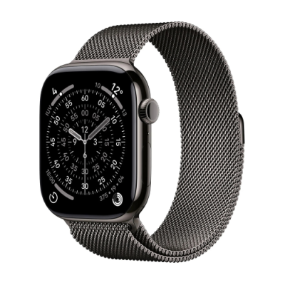 APPLE WATCH SERIES 11GPS + CELLULAR 46MMSLATE TITANIUM CASE WITH SLATE MILANESE LOOP - M/L