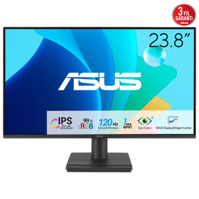 ASUS MONITOR 23.8 LED IPS 16:9 FHD 1MS 300 CDM. VGA/HDMI. 90LM02W0-B01171