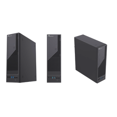 CASE MINI-TOWER NO PSU BK MICROATX/ITX 2*USB2 2*USB3 1*TYPEC