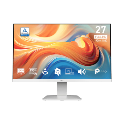 MON 27IPS FHD WH MM H/DP/VGA 144HZ MSI PRO MP273W E14 BIANCO TILT REG