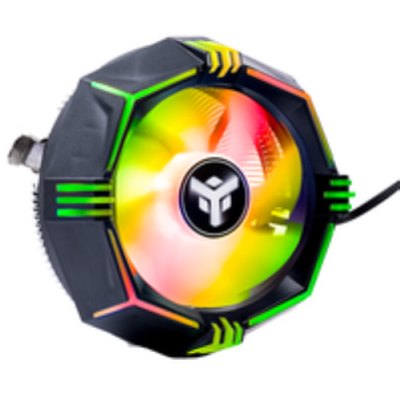 Dissipatore ad aria ICY-4LPR - Skt universale- 65W TDP- Low Profile- RGB Rainbow