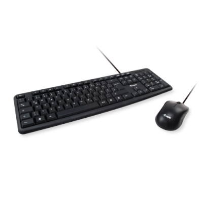 TASTIERA+MOUSE USB BK 1000 DPI 105 TASTI