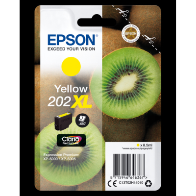 EPSON CART INK GIALLO 202XL KIWI CONF SINGOLA AD ALTA CAPACITA