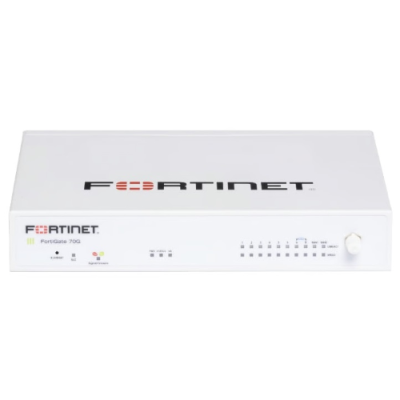 FORTIGATE-70G CON 10 PORTE GE RJ45 (DI CUI 7 PORTE INTERNE. 2 PORTE WAN E 1 PORTA DMZ).
