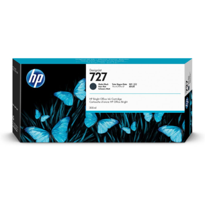 HP 727 300ml Matte Black Ink