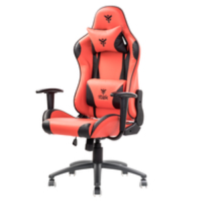 itek Gaming Chair PLAYCOM PM20 - PVC-  Doppio Cuscino- Schienale  Reclinabile- Rosso Nero