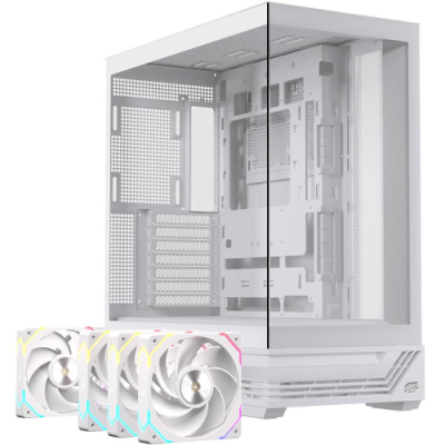 CASE ATX GAMING S800RGBWH ATX RGB BK GAMING WH 4 X RGB FANS