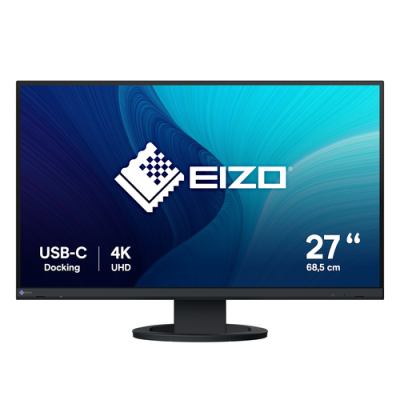 EIZO MONITOR 27 LED IPS 16:9 4K UHD 350 CDM. PIVOT. USB-C. DP/HDMI. FLEXSCAN. GAR 7 ANNI