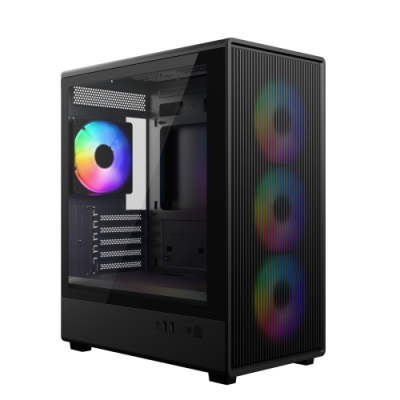 COOLER MASTER ELITE 350 BLACK. MINI TOWER SUPPORTO MB MATX/MITX. MESH. VENTOLE 4X120MM ARGB INCLUSE.
