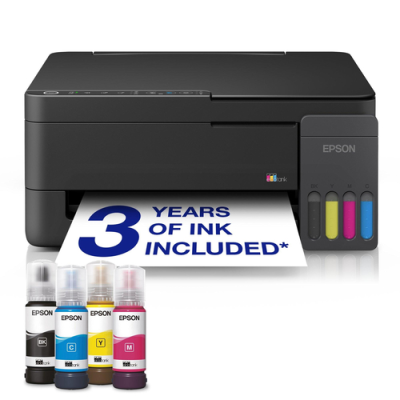 EPSON MULTIFUNZIONE INK A4 COLORE. ECOTANK ET-2910. 33PPM. FRONTE/RETRO. USB/LAN/WIFI. 3 IN 1