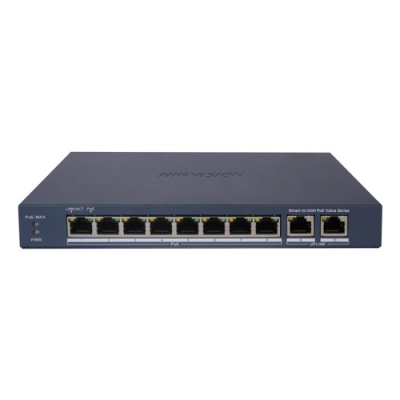 HIKVISION SWITCH SMART MANAGED POE 10/100 8 POE PORTS