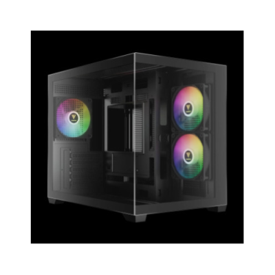 GAMDIAS CASE MID TOWER AURA GC10M V2 ARGB 2TG 3x120 ARGB