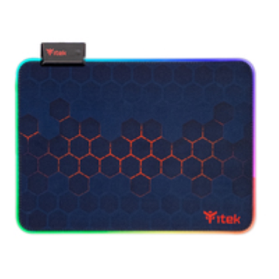 Gaming Mouse Pad RGB E1 - Materiale Premium- Antiscivolo- Massima Precisione- RGB con 12 modalità- 350x250x3mm
