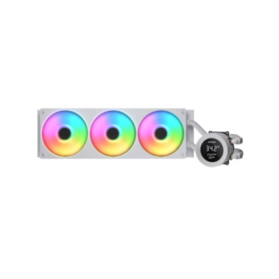 COUGAR RAFF. LIQUIDO POSEIDON VISTEK BIANCO ARGB 360 1.9 DISPLAY