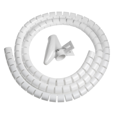 VULTECH SPIRALE AVVOLGI CAVO FLESSIBILE 1.5 MT SN21505/WH BIANCA