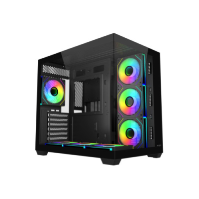 FSP FORTRON CASE M.TOWER M341-BA TG 7XARGB COOL 2XUSB3.0 TYPE C