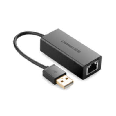 UGREEN Adattatore Ethernet USB 2.0- 10/100Mbps (Black)