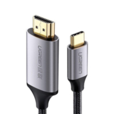 UGREEN Cavo USB-C a HDMI maschio a maschio- case in alluminio- 1.5m (Gray Black)