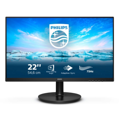 PHILIPS MONITOR 21.5 LED VA 16:9 FHD 4MS 250 CDM. VGA/DP/HDMI. MULTIMEDIALE