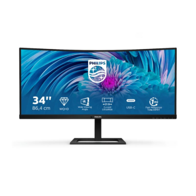 PHILIPS MONITOR CURVO 34 LED VA 21:9 3440x1440 1MS 350 CDM. USB-C. ALTEZZA. DP/HDMI. MULTIMEDIALE