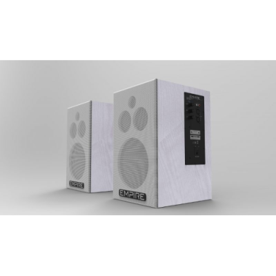 SPEAKER EMPIRE HS290 290W 80-20K HZ RCA XLR BALANCED WHITE