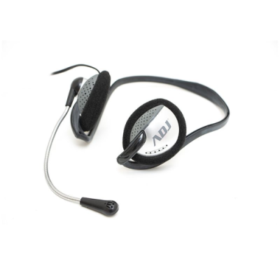 CUFFIA C/MICROFONO 3.5MM BK/GY EASY SMARTPHONE/TABLET ADJ