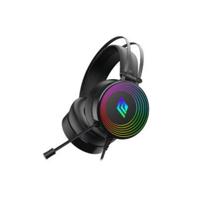 CUFFIA C/MICROFONO USB/3.5MM GAMING RGB BK CRUX