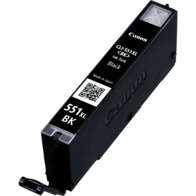 CANON CART INK NERO ALTA CAPACITA PER PIXMA IP7250 MG5450 MG6350 CLI-551XL BK