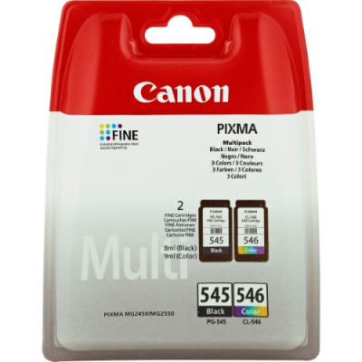 INK CANON PG545/CL546 CMYK NEW MULT PIXMA MG2450 8ML MULTIPACK