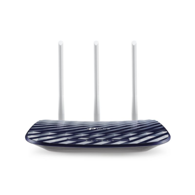 TP-LINK Router Wi-Fi AC750- MediaTek- 433Mbps at 5GHz + 300Mbps at 2.4GHz- 802.11ac/a/b/g/n- 10/100M LAN- Wireless On/Off- 2 ant