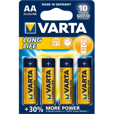 BATTERIA STILO AA 1.5V LR06 LONG LIFE 4PZ