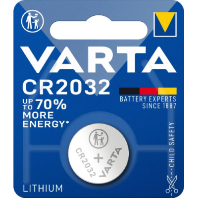 BATTERIA CR2032 LITIO 3V CONF.BLISTER 1PZ