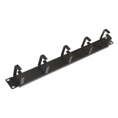 ARMADIO RACK RACCOGLICAVI 19 5 ANELLI NERO IN METALLO