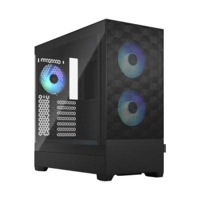 FRACTAL CASE MID TOWER POP AIR RGB BLACK TG CLEAR TINT