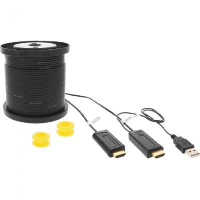 InLine Cavo High Speed HDMI Ottico maschio / maschio. 300m. su fibra ottica. nero