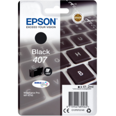 EPSON CART. INK NERO PER WF-4545. 407 L
