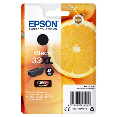 EPSON CART INK NERO T33XL. SERIE ARANCIA