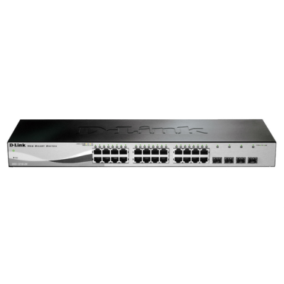 D-LINK SWITCH 24 PORTE GIGABIT + 4 PORTE SFP SMART+