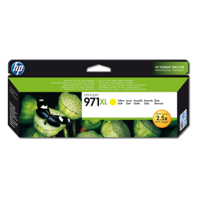 HP CART INK GIALLO PER OFFICEJET PRO X451 X476 X551 X576. 971XL