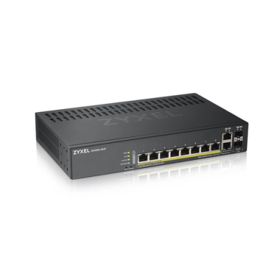 ZYXEL SWITCH MANAGED NEBULAFLEX 8 PORTE GIGABIT POE + 2 DUAL GIGABIT. IPV6. VLAN. QOS. IGMP. DESIGN