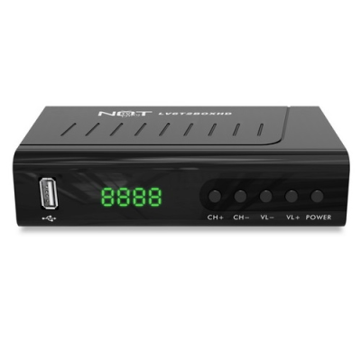 NOT ONLY TV DECODER LV6T2BOXHD RICEVITORE DIGITALE TERRESTRE DVB-T2 FULL HD