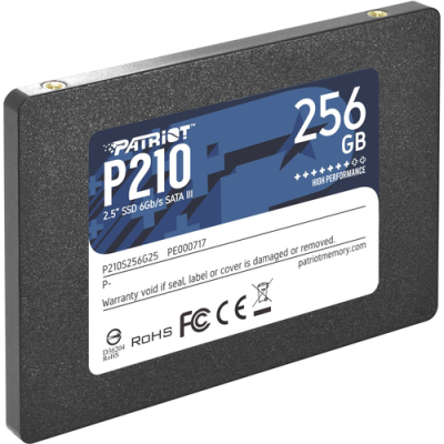PATRIOT SSD INTERNO P210 256GB 2.5 SATA 6GB/S R/W 500/400