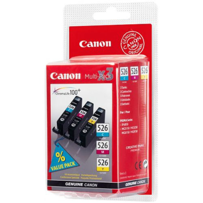 CANON CART INK MULTIPACK CLI-526 CIANO + MAGENTA + GIALLO