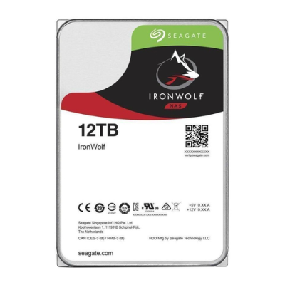 SEAGATE HDD IRONWOLF 12TB 3.5 7200RPM SATA 6GB/S BUFFER 256MB